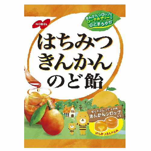 ノーベル220はちみつきんかんのど飴