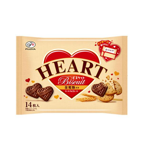 ハートチョコレート（全粒粉ビスケット）袋