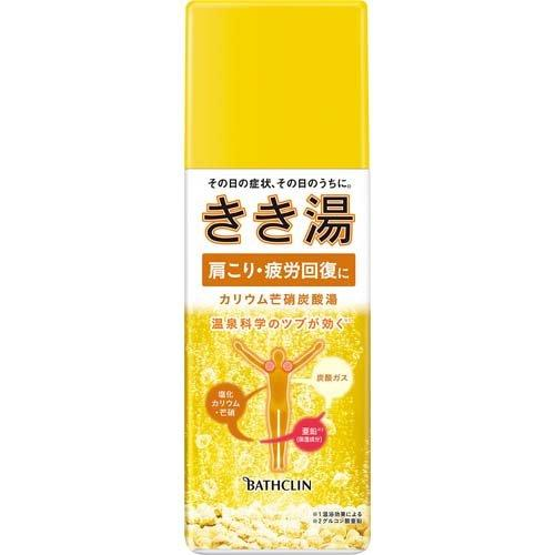 バスクリン　きき湯　カリウム芒硝炭酸湯　360G