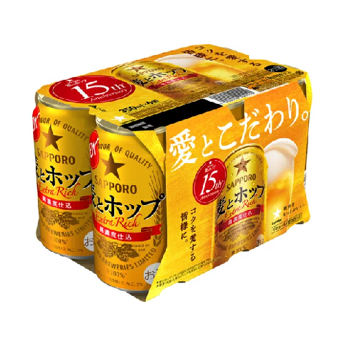 麦とホップ　３５０ｍｌ　６Ｐ